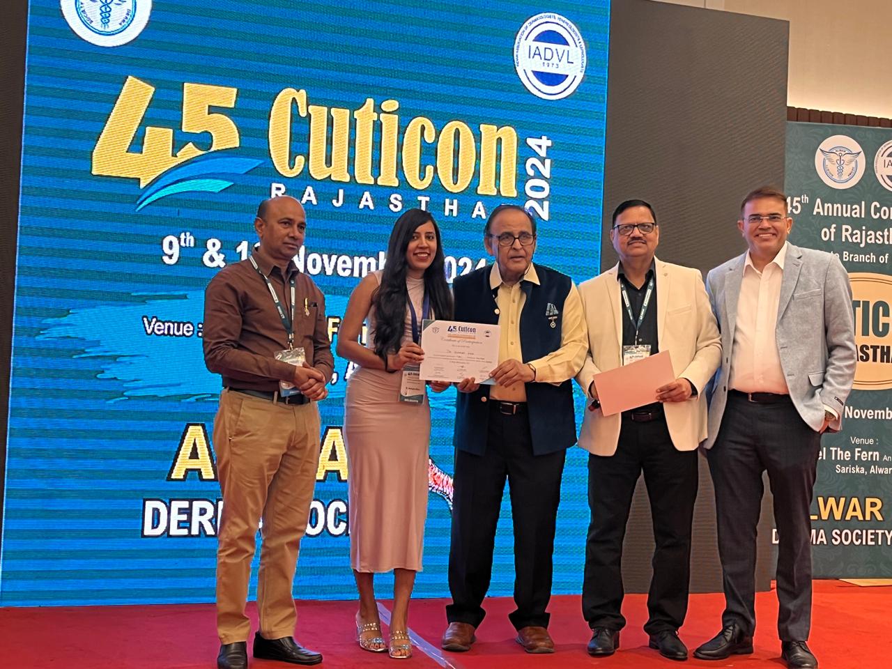 Cuticon 2024 award