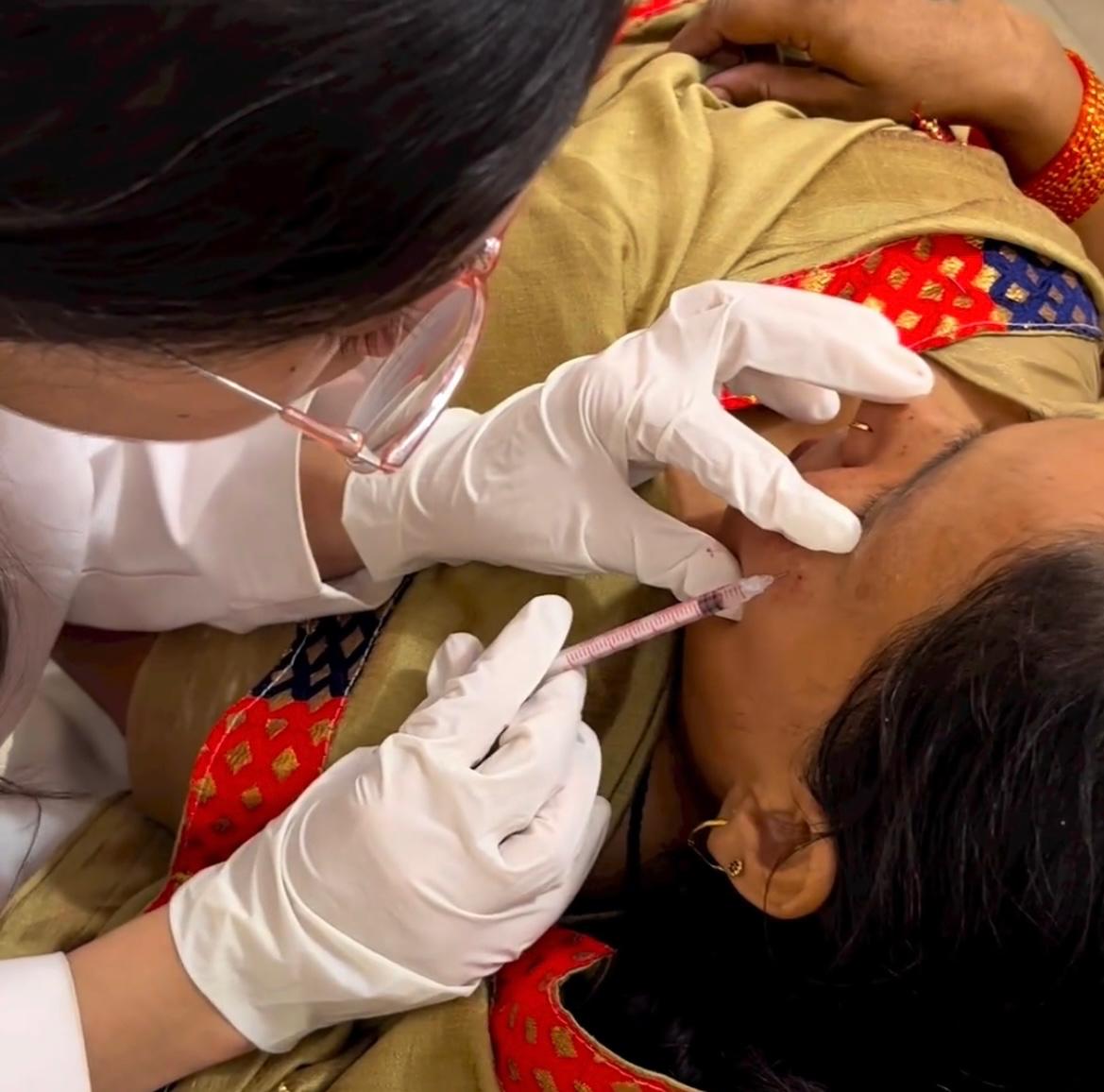 Filler injection procedure