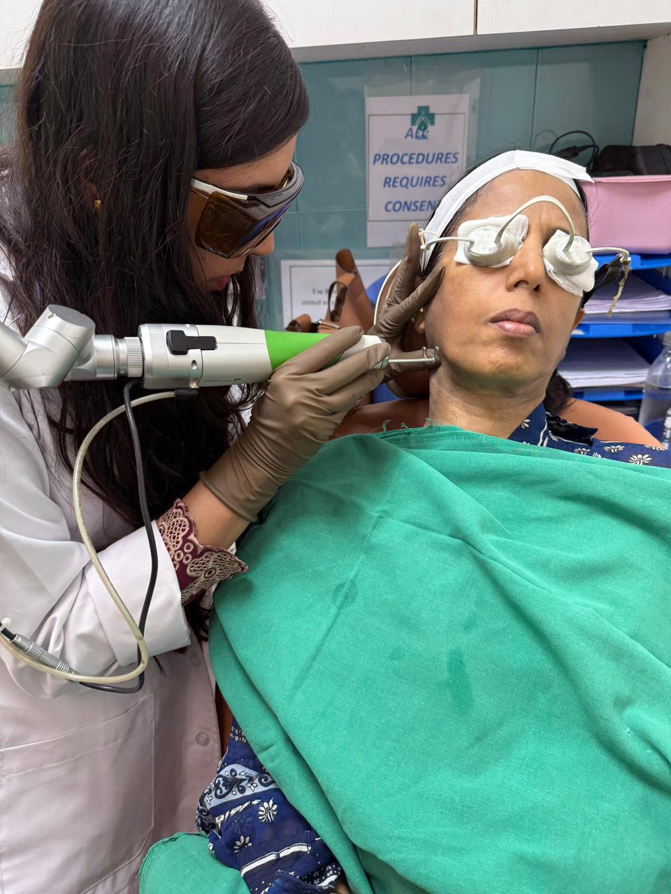 Laser treatment